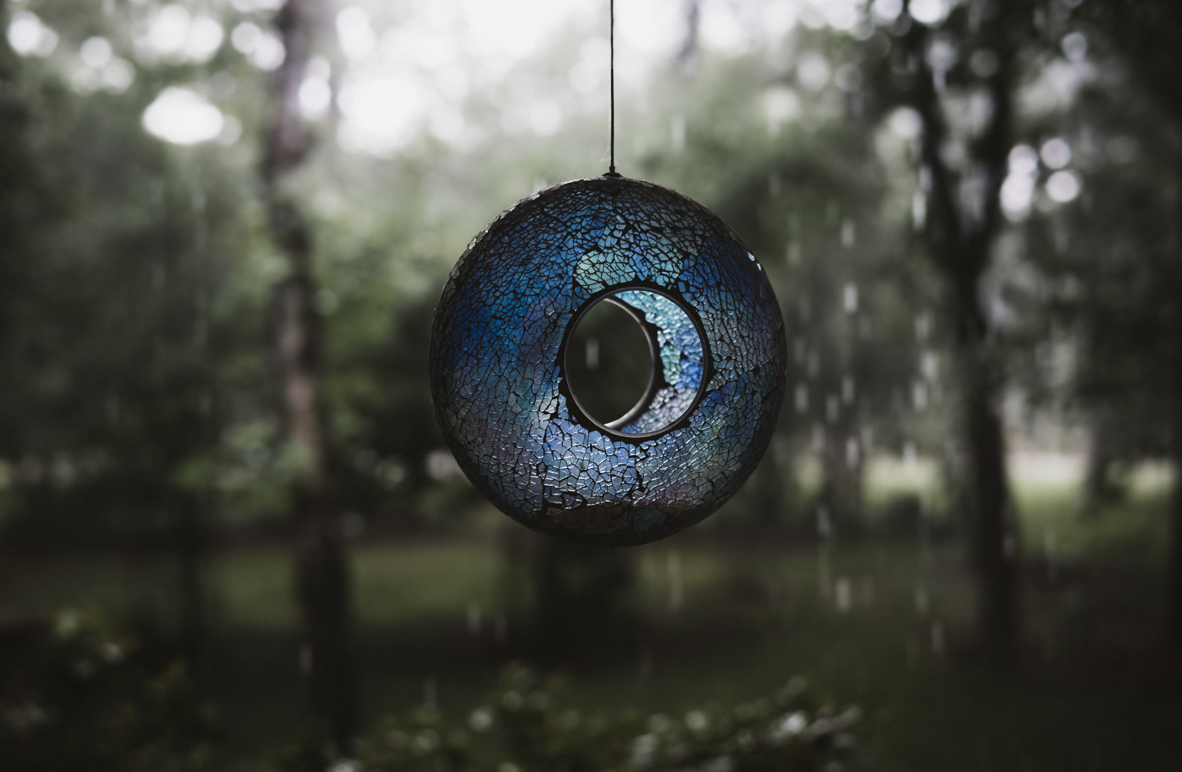 In the rain again